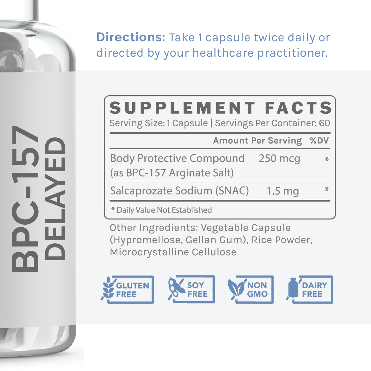 BPC-157 Delayed - 250mcg