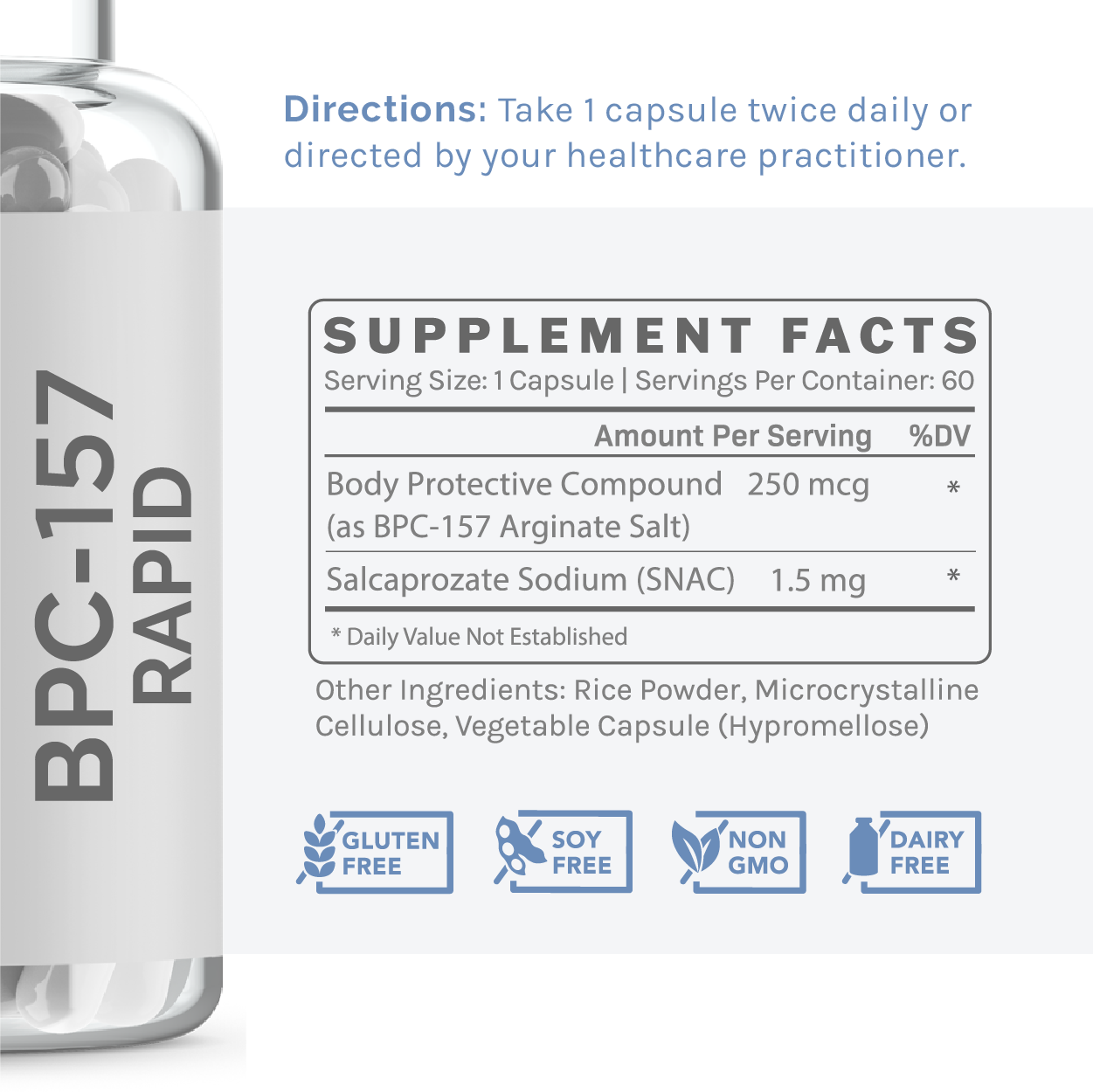 BPC-157 Rapid - 250mcg