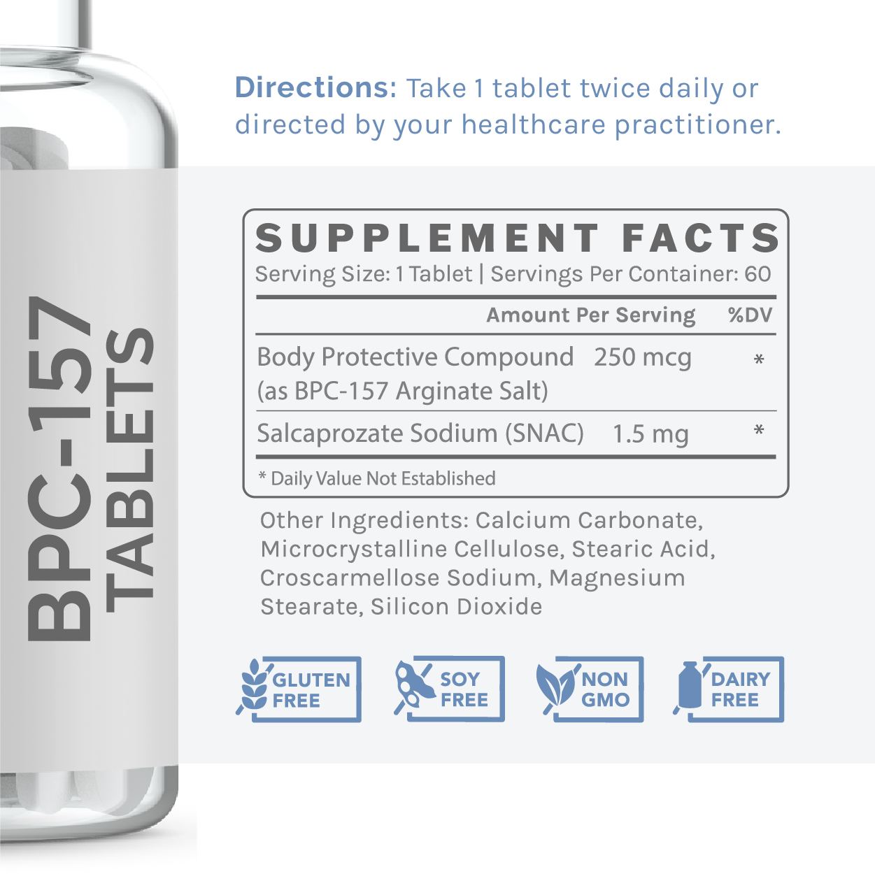 BPC-157 Tablets - 250mcg