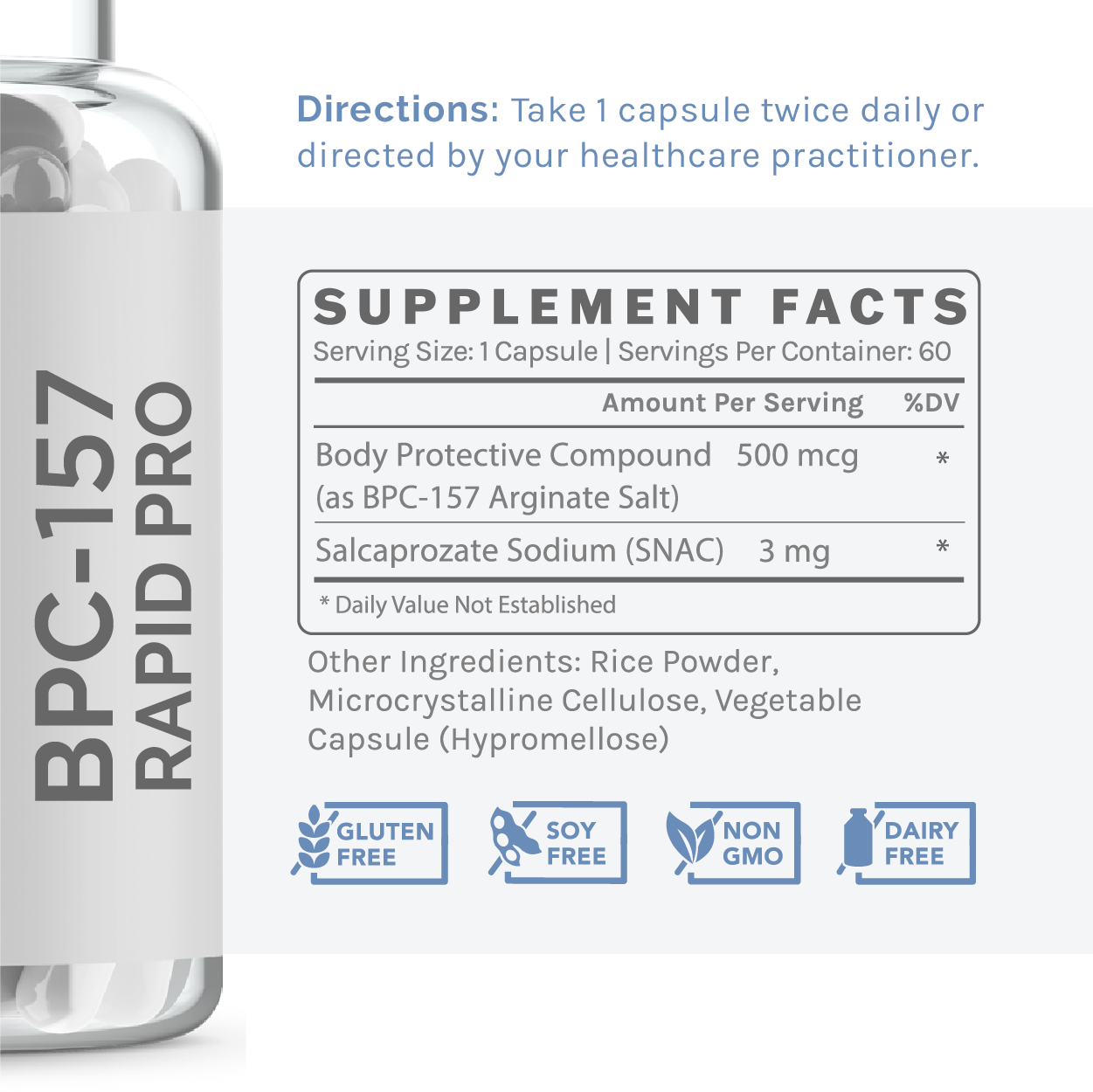 BPC-157 Rapid Pro - 500mcg
